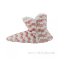 Ladies Plush Warm Thick Indoor Slipper Booties